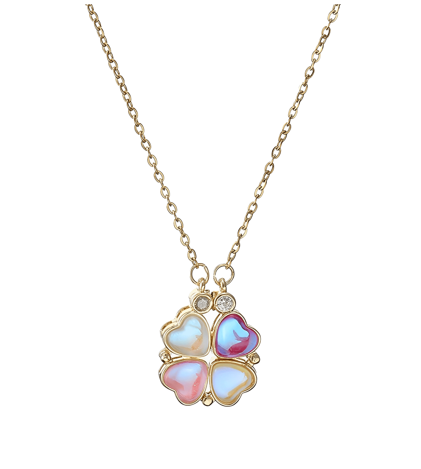 Collar Trébol de Corazones Colores - Lucky Heart