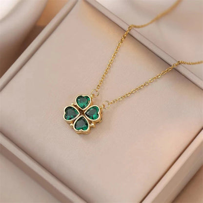Collar Trébol de Corazones Colores - Lucky Heart