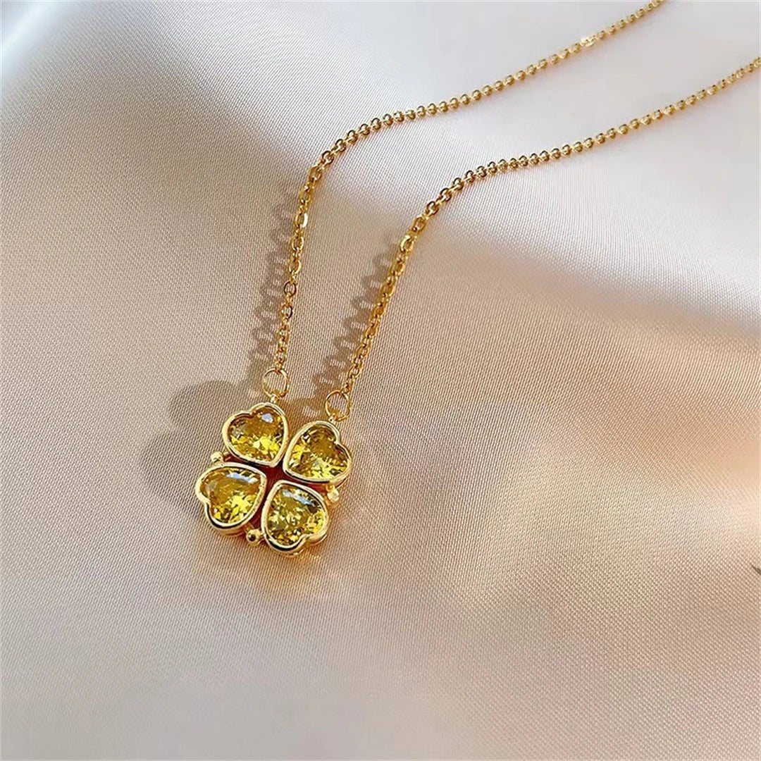Collar Trébol de Corazones Colores - Lucky Heart