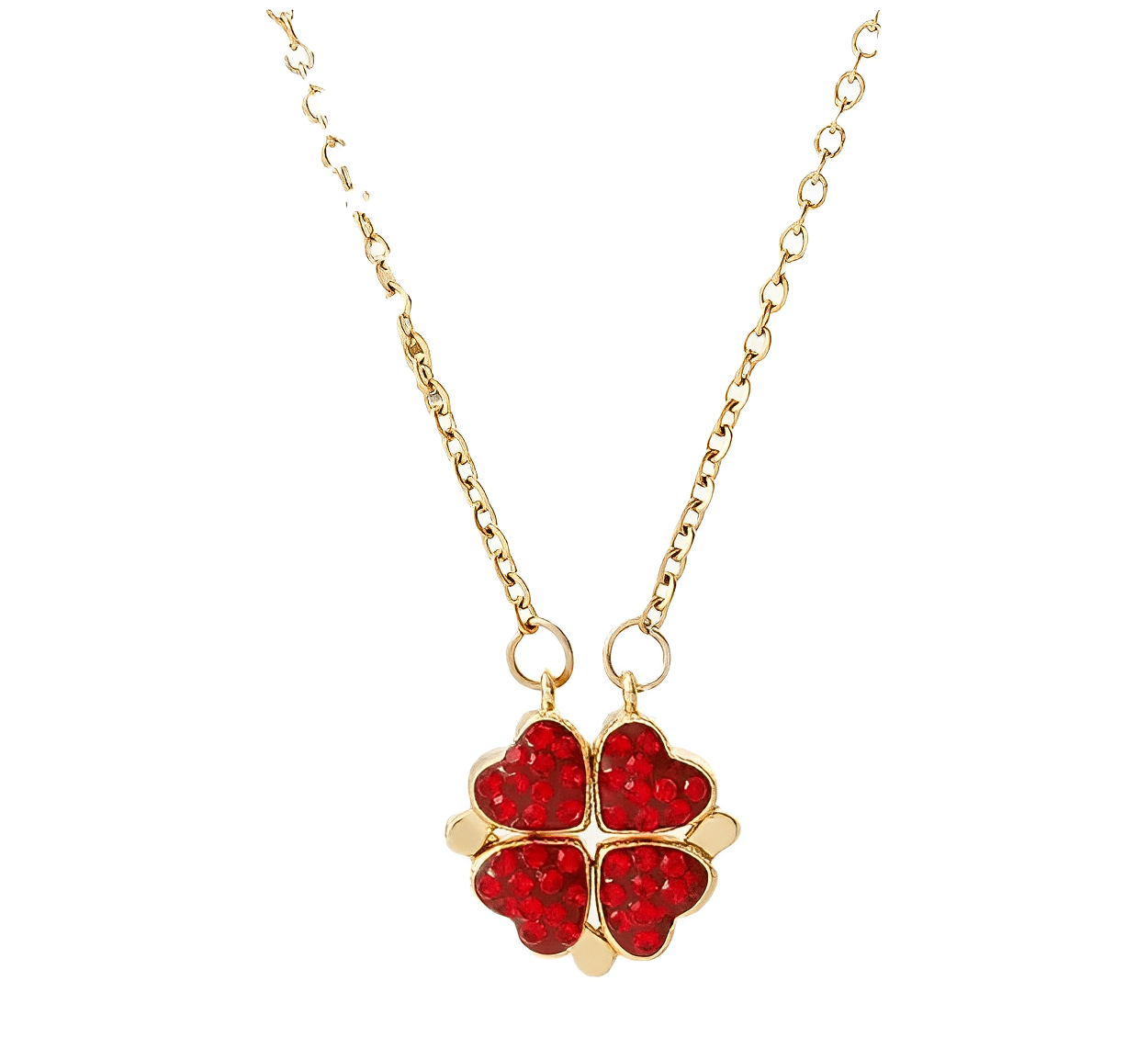 Collar Trébol de Corazones Colores - Lucky Heart