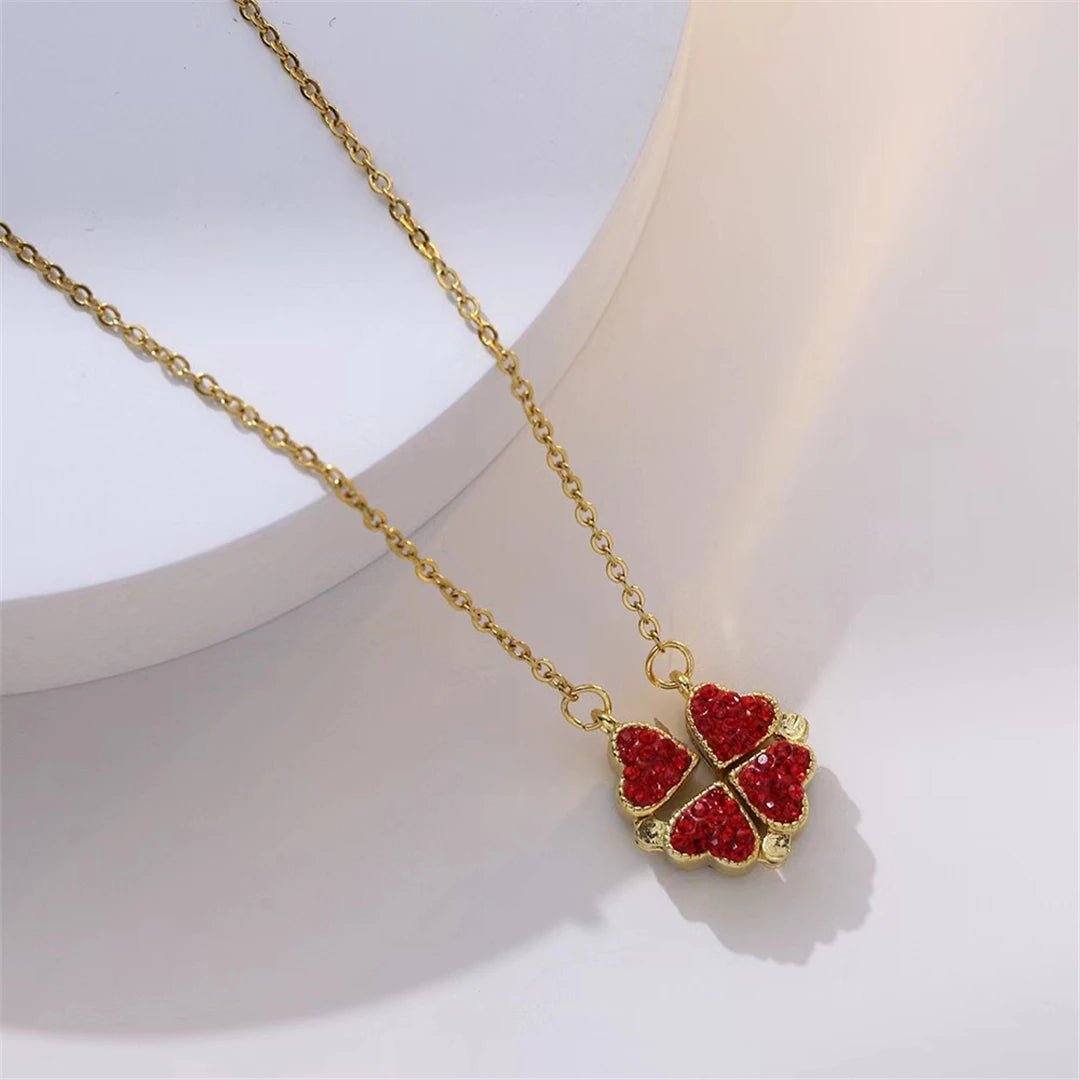 Collar Trébol de Corazones Colores - Lucky Heart